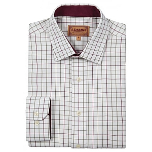 Schoffel Burnham Tattershall Shirt Ruby Check