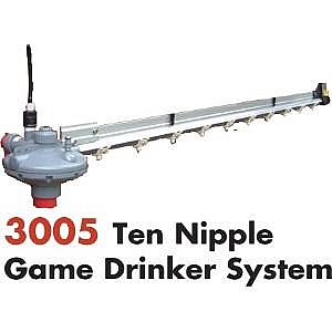 Plasson Game Nipple Drinker Line c/w Regulator